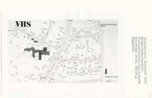 Heimvolkshochschule, Berlin-Dahlem (Diplomarbeit bei Peter Poelzig): Lageplan 1:500