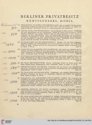 Berliner Privatbesitz (Nr. 117-244)