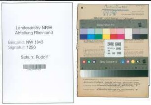 Entnazifizierung Rudolf Schurr , geb. 08.10.1900 (Architekt)