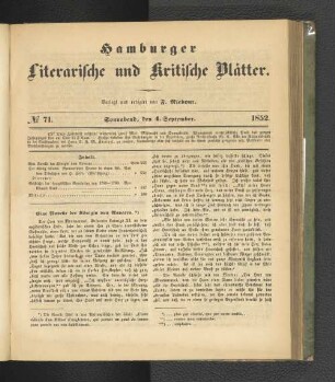 No. 71. 4. September 1852