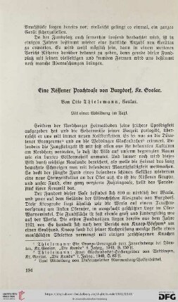 9: Eine Kössener Prachtvase von Burgdorf, Kr. Goslar