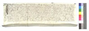 Bestandrevers von Batholome Kramer zu Eggingen gegen die Äbtissin Maria Cleopha von Reischach und den Konvent des Klosters Söflingen um ein leibfälliges Gut zu Eggingen.