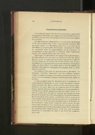 Considération générales.