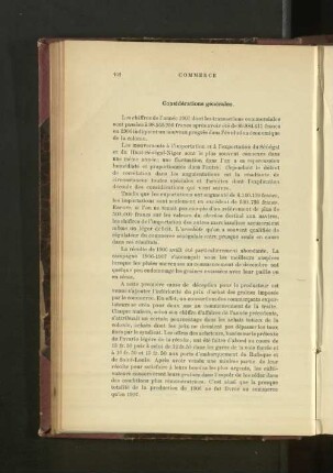 Considération générales.