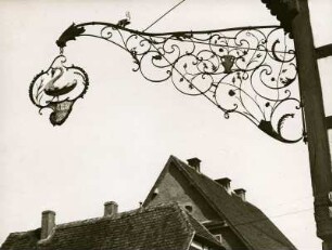 Wirtshausschild "Zum Schwan", s. a. 6970
