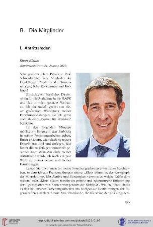 Antrittsrede vom 21. Januar 2023
