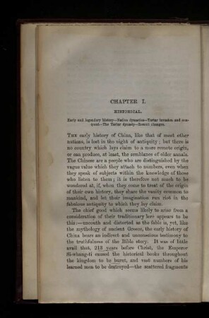 Chapter I. Historical.