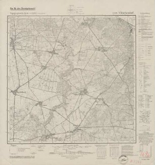 3249 Wölsickendorf, Topographische Karte 1:25000 (4cm - Karte)
