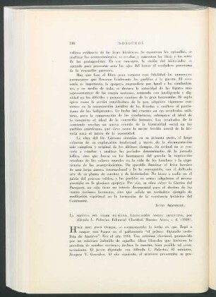 La defensa del valor humano. Legislación social argentina, por Alfredo L. Palacios