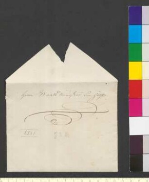 Brief von Sachsen-Weimar und Eisenach, Maria Pawlowna Großherzogin von an Goethe, Johann Wolfgang von
