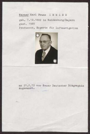 Immler, Werner