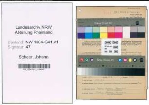 Entnazifizierung Johann Scheer , geb. 14.09.1900 (Unternehmer)