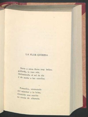 La flor querida
