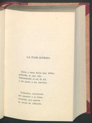 La flor querida