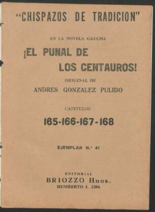 1934004100: Capitulos 165 - 168
