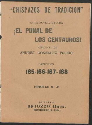 1934004100: Capitulos 165 - 168