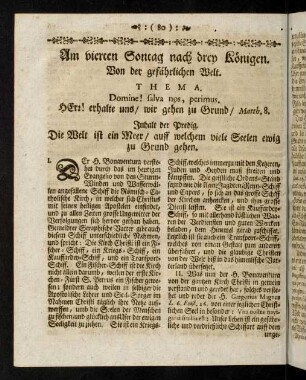 80-90, Am vierten Sontag nach drey Königen.