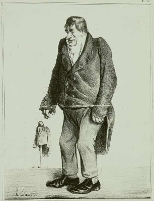 Royer-Collard, Pierre-Paul : Honore Daumier (1808-1879). Pierre-Paul Royer-Collard (1763-1841, Mathematiker Philosoph)