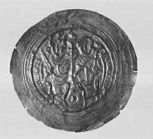 Abt Johannes I. von Hersfeld und König Philipp von Schwaben 1201-1208 - Pfennig
