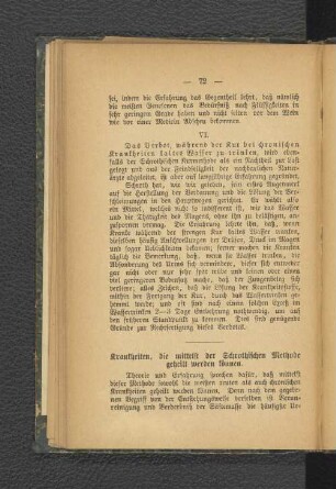 Krankheiten, die mittels der Schrothischen Methode geheilt werden können.