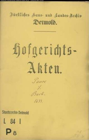 Panse, Hans und Tönies gegen Simon Beck und Kord Meier - Näherrecht