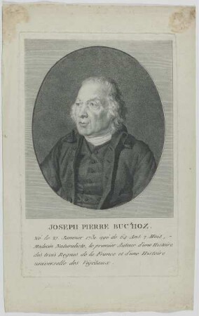 Bildnis des Joseph Pierre Buc'hoz