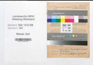 Entnazifizierung Karl Moese , geb. 19.06.1893 (Elektriker)