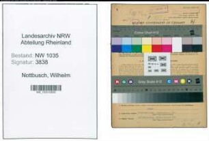 Entnazifizierung Wilhelm Nottbusch , geb. 01.02.1909 (Steiger)
