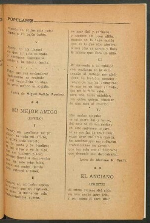 El anciano : (Triste)