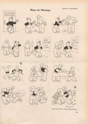 "Klops als Gläubiger"
