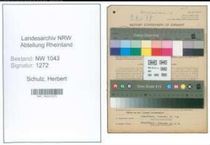 Entnazifizierung Herbert Schulz , geb. 27.03.1913 (Angestellter)