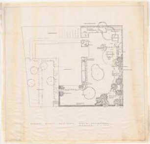 Garten Hofmann, Berlin-Zehlendorf: Gartenplan 1:100