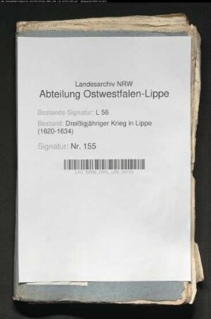 Kriegslasten des Amtes Varenholz