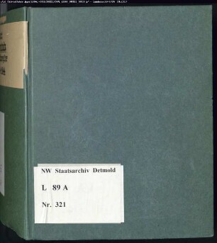 Gogerichtsregister Amt Varenholz