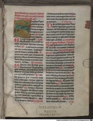 Breviarium Pataviens : im Auftrag von Friedrich von Öttingen und Christoph von Schachner, Bischöfe von Passau. [I, 1-7 und II, 1-6]. 2