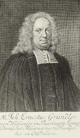 Bildnis Johann Ernst Gründler