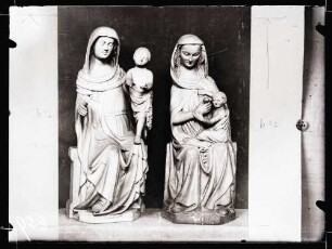 Zwei Madonnafiguren aus der Lorenzkapelle