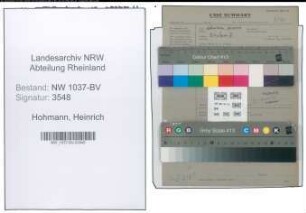 Entnazifizierung Heinrich Hohmann , geb. 07.11.1885 (Lehrer)