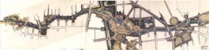 Hansjakob, Gottfried; Berlin; Landwehrkanal, beiderseitiger Teilbereich - Freiflächen am Landwehrkanal, Abschnitt Zoo bis Zossener Brücke (Lageplan)