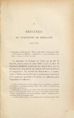 Le Parlement de Bretagne après la Ligue (1598 - 1610) par Henri Carré