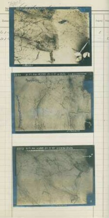Fotos der eigenen Stellungen zwischen Bouchavesnes-Bergen und Moislains (3 Luftbilder)