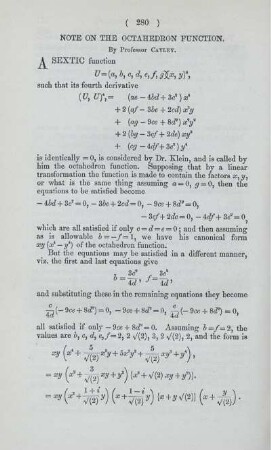 Note on the octahedron function.