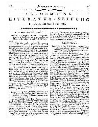 Püttmann, J. L. E.: Variorum opusculorum sylloge. Leipzig: Kummer 1786