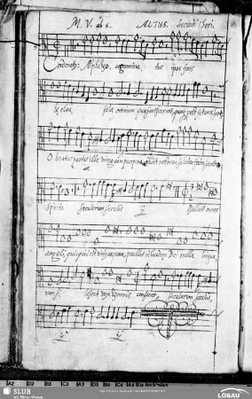 75 Melchior Vulpius: Corde natus ex parentis