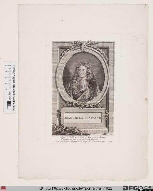 Bildnis Jean de Lafontaine