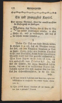 Ein und zwanzigstes Kapitel - Dreyßigstes Kapitel