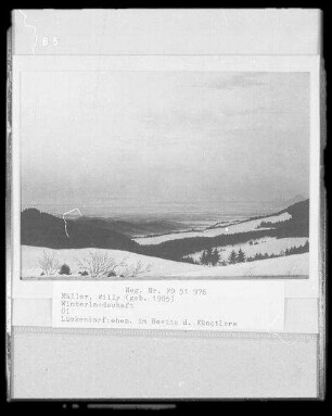 Lückendorf, Winterlandschaft