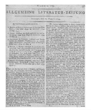 Hugo, G.: Institutionen des heutigen Römischen Rechts. Berlin: Mylius 1789