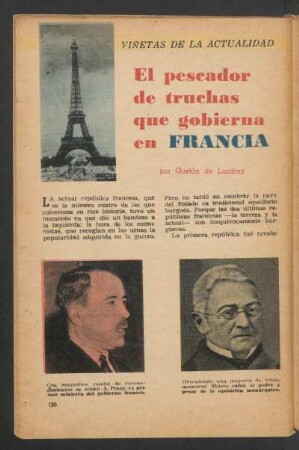 El pescador de truchas que gobierna en Francia : Viñetas de la actualidad