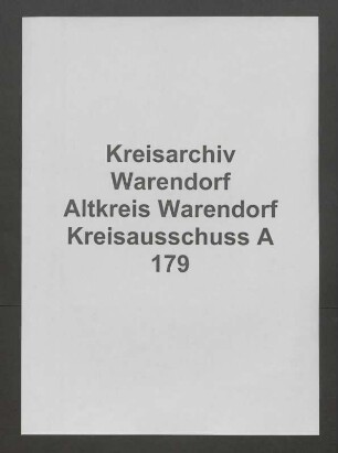 Gemeindeerheber des Amtes Sassenberg, Spez.
